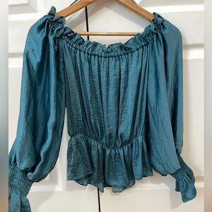 ⚡️ NEW Boutique Teal OTS Top